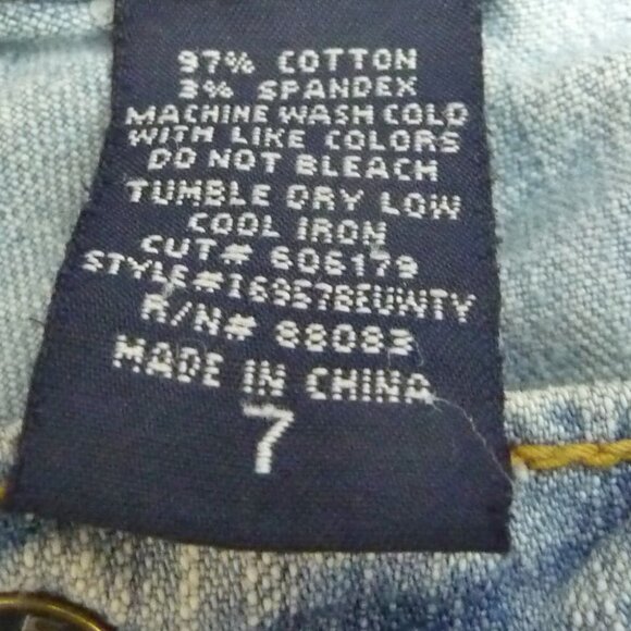 TYTE JEANS SIZE 7 LOW RISE FLARE JEANS - Picture 9 of 10